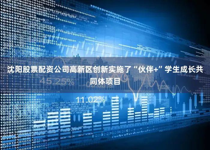 沈阳股票配资公司高新区创新实施了“伙伴+”学生成长共同体项目